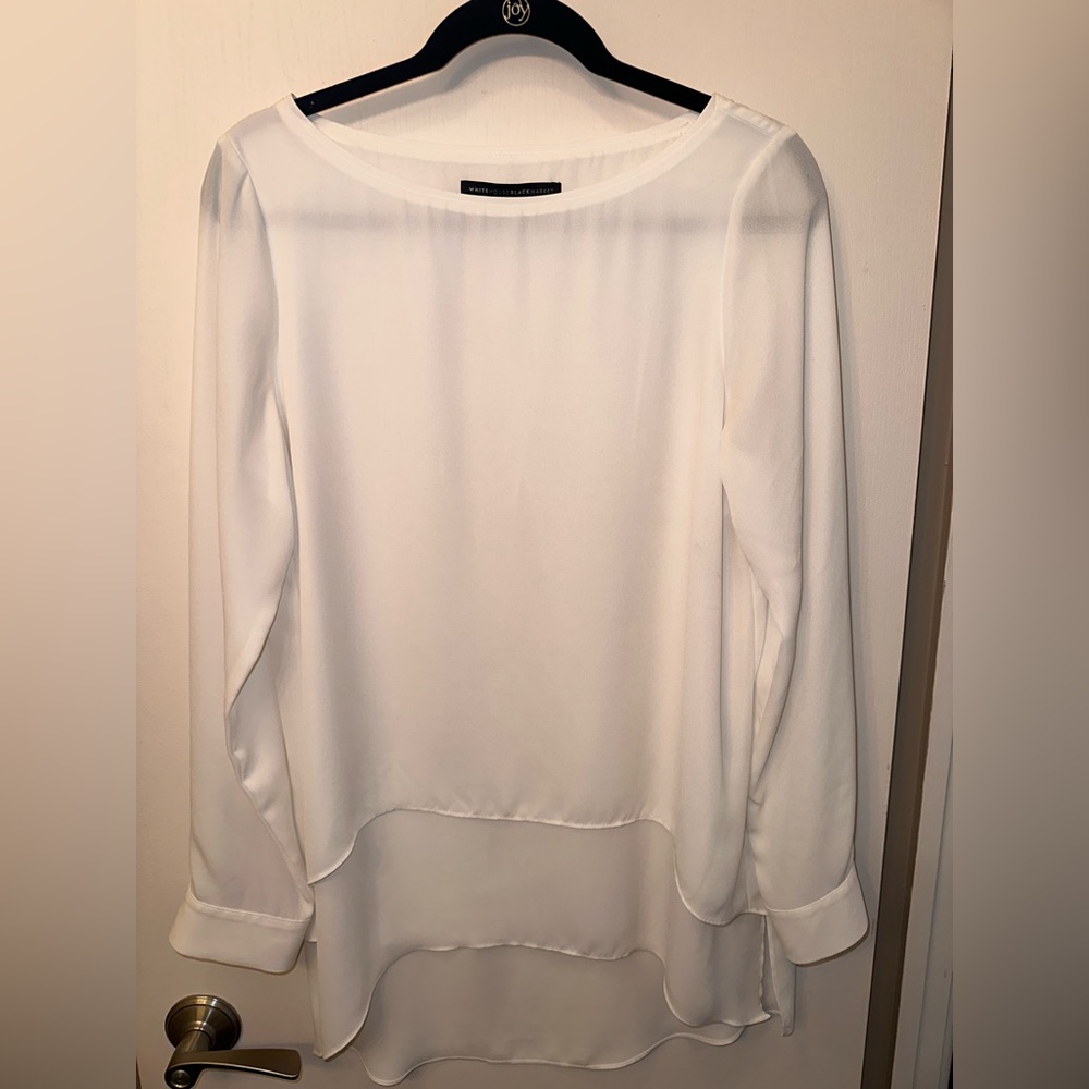 White House Black Market blouse. Size 8. White.